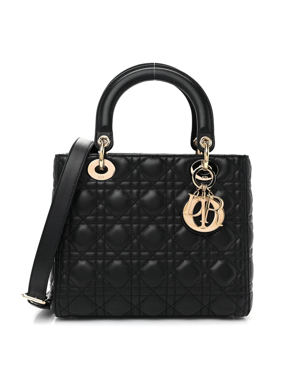 Christian Dior Lambskin Cannage Medium #339077C34B